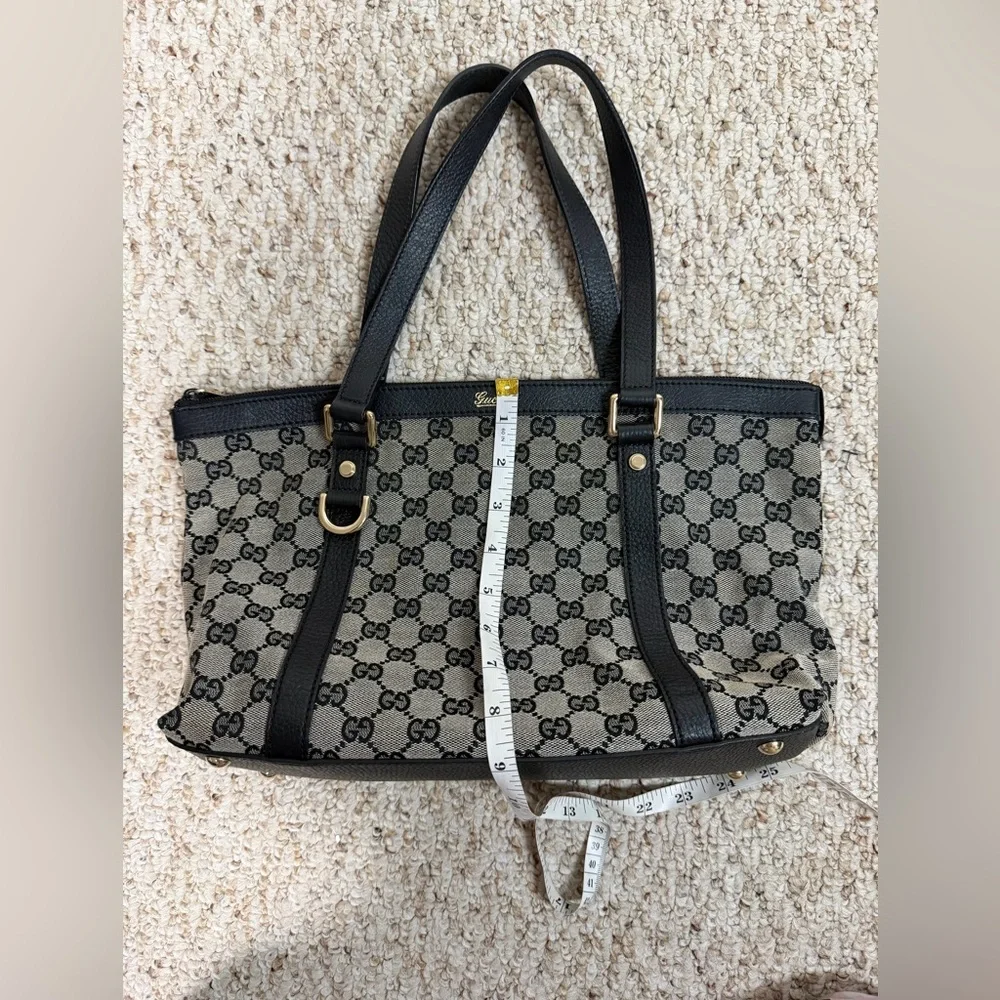 Gucci Canvas Abbey Medium Black - Picture 14 of 14